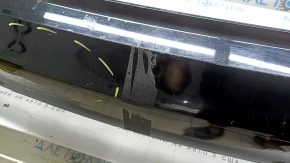 Bare rear bumper, upper part, Audi Q5 80A 18-20, for parking sensors, black, scratches, broken mount, broken mount, glued