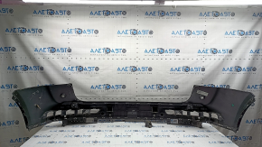 Bare rear bumper, upper part, Audi Q5 80A 18-20, for parking sensors, black, scratches, broken mount, broken mount, glued