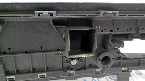 Bare rear bumper, upper part, Audi Q5 80A 18-20, for parking sensors, black, scratches, broken mount, broken mount, glued