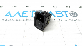 Rear right window lift control for a Porsche Cayenne 19-23, gloss black