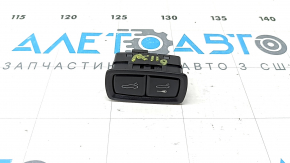 Porsche Cayenne 19-26 trunk lid release button with lock, black