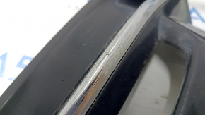 Left bumper grille for a Honda Accord 18-20 hybrid, under fog lights, gloss black, chrome, chips