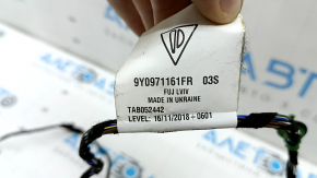 Wiring for the front left door of a 19-26 Porsche Cayenne for keyless entry and a camera