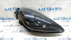 Right front headlight assembly for Porsche Cayenne 19-23 LED, Matrix beam, adaptive, dark lenses