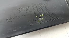 Porsche Cayenne 19-23 Base front bumper license plate, scratches, non-standard holes