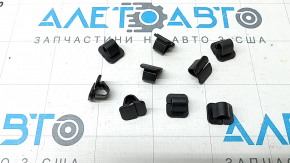 Porsche Cayenne 19-26 Hood Insulation Clips, 9 pcs., set