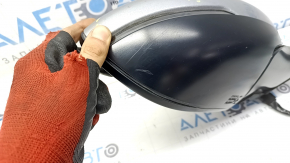 Right side mirror assembly Honda Accord 18-22, 12 pins, BSM, heated, turn signal, silver, worn