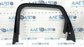 Black inner rear left door frame for a 19-26 Porsche Cayenne