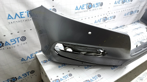 Bare front bumper for Honda Accord 18-20, with parking sensors, silver, scratches, chips, and dings