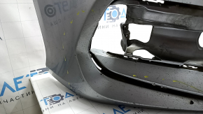 Bare front bumper for Honda Accord 18-20, with parking sensors, silver, scratches, chips, and dings