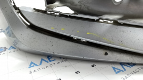 Bare front bumper for Honda Accord 18-20, with parking sensors, silver, scratches, chips, and dings