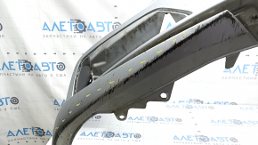 Bare front bumper for Honda Accord 18-20, with parking sensors, silver, scratches, chips, and dings