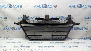 Honda Accord 18-20 radiator grille, gloss black, sand, worn