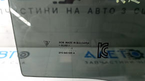 Tinted rear right door glass for a Porsche Cayenne 19-26