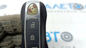Keyless Porsche Cayenne 19-26 433 MHz, 4 buttons, worn, bumps