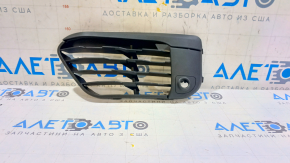 Lower grille front bumper left BMW X1 F48 16-19 Basis open for parking sensors