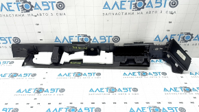 Right trunk floor bracket for Porsche Cayenne 19-23, black, broken guides, missing inserts
