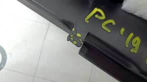 Right trunk floor bracket for Porsche Cayenne 19-23, black, broken guides, missing inserts