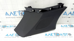 Upper left rear pillar trim behind the window, Porsche Cayenne 19-26, black, worn
