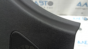 Upper left rear pillar trim behind the window, Porsche Cayenne 19-26, black, worn