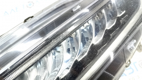 Left front headlight for a Honda Accord 18-22 Touring hybrid, needs polishing, cracked mount