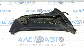 Left muffler cap for Honda Accord 18-18 EXL, touring, chrome structure, missing fragment, broken fasteners, mother-in-law