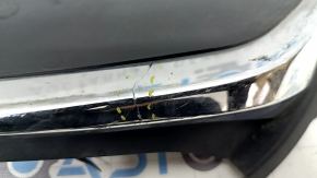 Left muffler cap for Honda Accord 18-18 EXL, touring, chrome structure, missing fragment, broken fasteners, crack