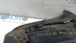 Left muffler cap for Honda Accord 18-18 EXL, touring, chrome structure, missing fragment, broken fasteners, crack