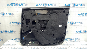 Front left door panel for a Porsche Cayenne 19-23 Bose, black leatherette, with backlighting, black leather armrest, scratches