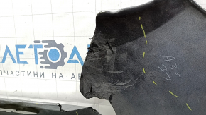 Bare rear bumper for Honda Accord 18-20 with parking sensors, silver, cracked, broken, scratched, missing fragment