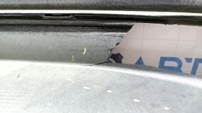 Bare rear bumper for Honda Accord 18-20 with parking sensors, silver, cracked, broken, scratched, missing fragment