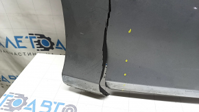 Bare rear bumper for Honda Accord 18-20 with parking sensors, silver, cracked, broken, scratched, missing fragment