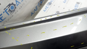Bare rear bumper for Honda Accord 18-20 with parking sensors, silver, cracked, broken, scratched, missing fragment