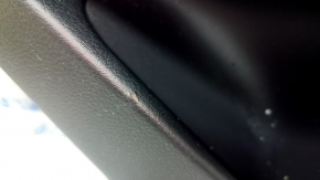 Door trim, rear left, Porsche Cayenne 19-23 Bose, black leatherette, without curtain, armrest, black leather, scratches, tear