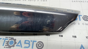 Upper center grille molding for Honda Accord 18-20 light chrome, with mounting and emblem, chips