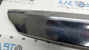 Upper center grille molding for Honda Accord 18-20 light chrome, with mounting and emblem, chips