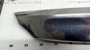 Upper center grille molding for Honda Accord 18-20 light chrome, with mounting and emblem, chips