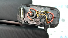 Left sun visor for Porsche Cayenne 19-26, black, without hook, with backlight