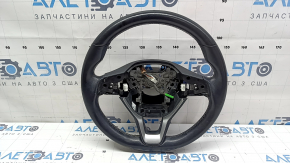 Honda Accord 18-22 black leather steering wheel with trim and wiring, scratches, worn
