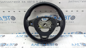 Honda Accord 18-22 black leather steering wheel with trim and wiring, scratches, worn