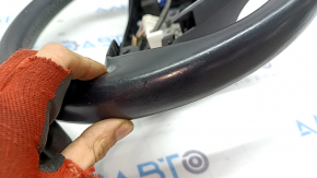 Honda Accord 18-22 black leather steering wheel with trim and wiring, scratches, worn