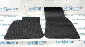 Set of floor mats for Porsche Cayenne 19-23 black rubber, ToughPRO