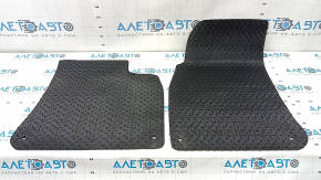 Set of floor mats for Porsche Cayenne 19-23 black rubber, ToughPRO