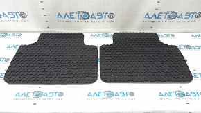Set of floor mats for Porsche Cayenne 19-23 black rubber, ToughPRO