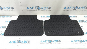 Set of floor mats for Porsche Cayenne 19-23 black rubber, ToughPRO