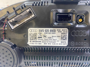 Audi Q5 80A 18-19 instrument cluster, large display, 12k, broken mount