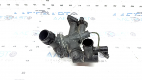 Thermostat housing assembly for Land Rover Range Rover Velar 18-23 2.0T plastic, with sensor