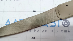 Driver's seat belt with tensioner and squib for Nissan Rogue 14-20, beige, dry-cleanable