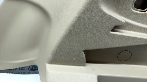 Right Nissan Rogue 17-20 fender flare, beige, for 2 rows, with trim and caps, scratches