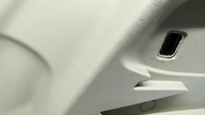 Right Nissan Rogue 17-20 fender flare, beige, for 2 rows, with trim and caps, scratches